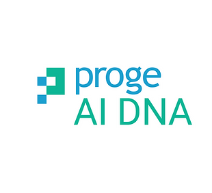Logo Proge AI DNA, una soluzione Proge-Software focalizzata sull'intelligenza artificiale.